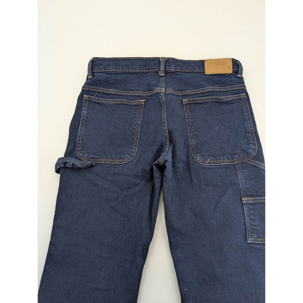 Mutual Weave The Straight Utility Jeans Men's Size 36x30 Dark Wash - Picture 2 of 8